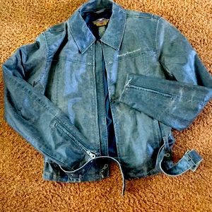 Harley Davidson canvas/ Jean jacket